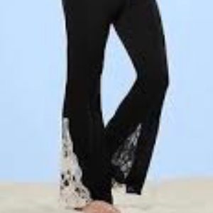 Venus. Crocheted Detail Pants